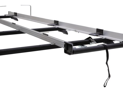 Porte-échelle multi-coulissant 2 6 m avec rouleau de 680 mm Volkswagen Transporter T5 2004-2015