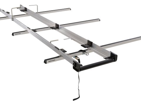 Porte-échelle multi-coulissant 3 0 m avec rouleau de 470 mm Volkswagen Transporter T6 2015-