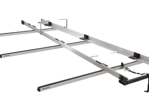 Porte-échelle multi-coulissant 3 0 m avec rouleau de 680 mm Volkswagen Transporter T6 2015-