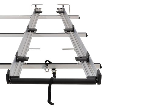 Porte-échelle multi-coulissant 3 0 m avec rouleau de 680 mm Volkswagen Transporter T6 2015-