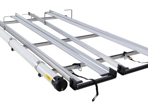Système de porte-échelle double CSL 3 0 m avec conduit Volkswagen Transporter T5 2004-2015