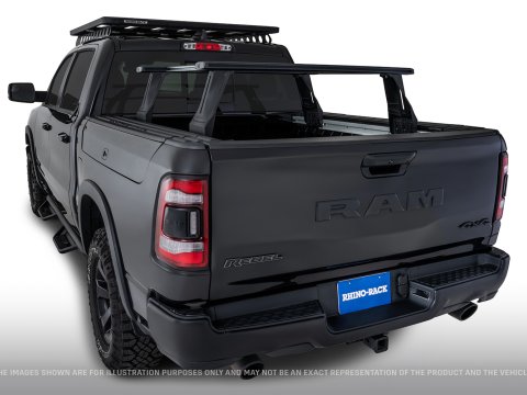 Kit 4 barres de benne Vortex sytème Reconn-Deck 2 barres longitudinal et 2 transversale Dodge Ram 1500 Gen V DT 2019-