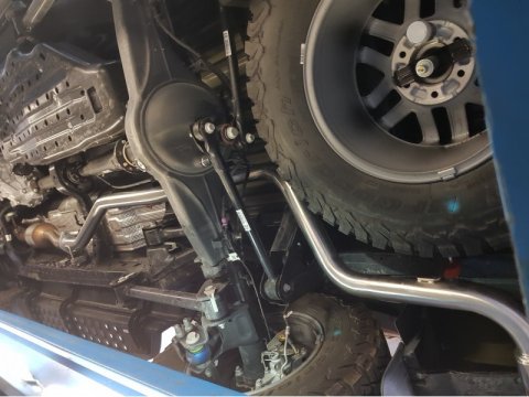 Intermediaire sans silencieux + tube arriere (embout poli diam.90mm.) Tecinox Ford Ranger Raptor 2.0L TDCI 213HP 2020-22