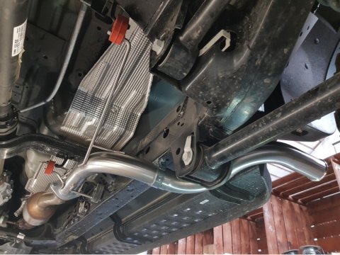 Sortie laterale apres catalyseur Tecinox Ford Ranger Raptor 2.0L TDCI 213HP 2020-22
