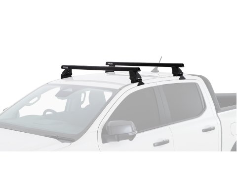 Kit 2 barres de toit Heavy Duty noire 1250mm série 2500 Ford Ranger T9 & Raptor T9 (P703) 2022-