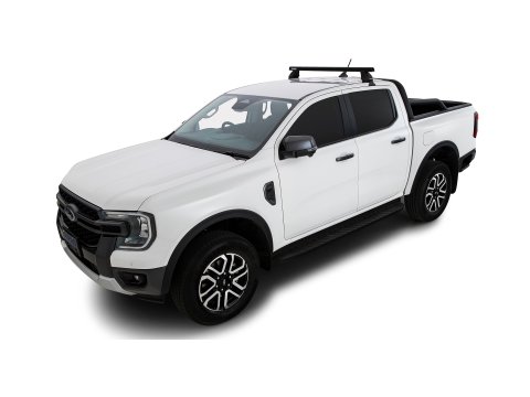 Kit 1 barre de toit arrière Heavy Duty noire 1250mm série 2500 Ford Ranger T9 & Raptor T9 (P703) 2022-