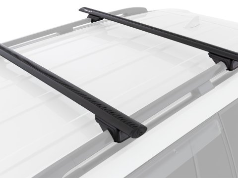Kit 2 barres de toit noire Vortex 1370mm avec pieds RX