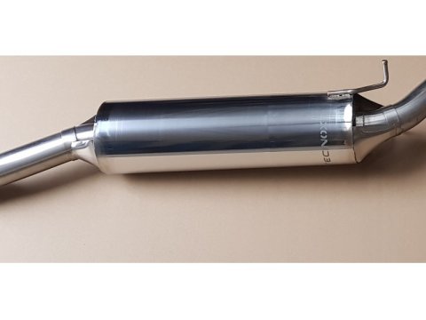 Intermediaire avec silencieux + tube arriere Tecinox Ford Ranger 2.2L-3.2L TDCI 2011-2015