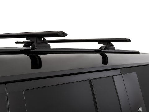 Kit 2 barres de toit noire Vortex 1370 mm avec pieds RCL Land Rover Defender II 130 L663 2023+