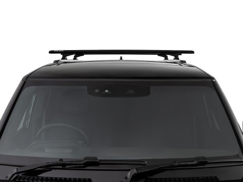 Kit 2 barres de toit noire Vortex 1370 mm avec pieds RCL Land Rover Defender II 130 L663 2023+