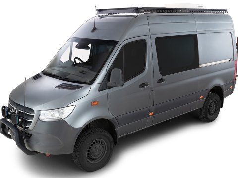 Kit tour de galerie Rhino Rack Mercedes Sprinter W906 W907 High roof