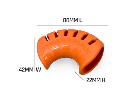 Protecteur caoutchouc orange de Manille Maxtrax Shackle shield - La paire