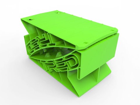 Cales de roue Wheel Chock verte Tred - La paire