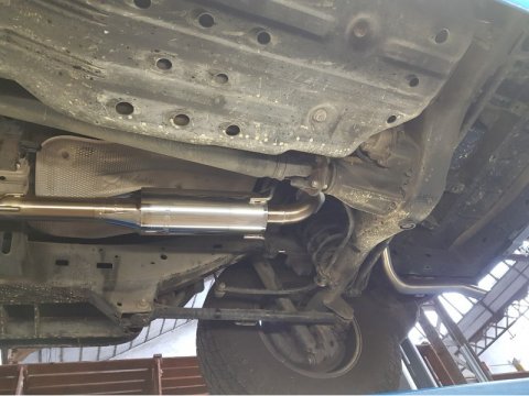 Intermediaire avec silencieux Tecinox Toyota FJ Cruiser 2006-2018