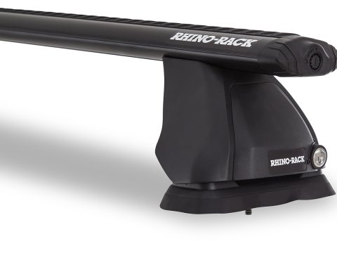 Kit 2 barres de toit noire Vortex 1370mm pied 2500 FMP Mitsubishi Outlander Gen III 2012-2022