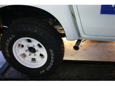 Sortie laterale apres fap Tecinox Isuzu D-Max 2.5L TD 2012-