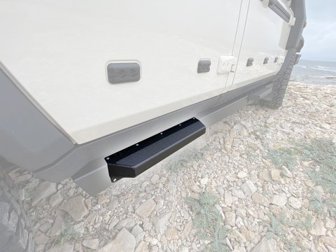 Marche pieds 350mm pour profilés rectangulaires de bas de caisse N4-Offroad