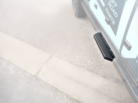 Marche pieds 350mm pour profilés rectangulaires de bas de caisse N4-Offroad