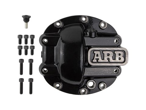 Coquille de protection noire ARB pont DANA 30 Jeep Wrangler et Cherokee