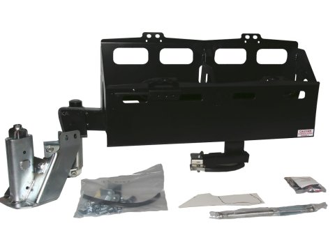 Porte jerrycan double côté gauche pour pare chocs arrière Kaymar sur Toyota Land Cruiser VDJ200