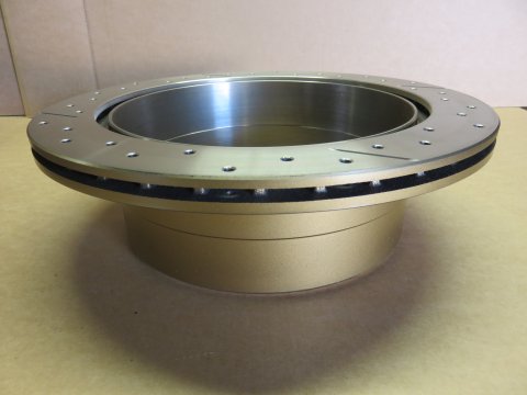 Disque frein arrière rainuré percé DBA Toyota Land Cruiser HZJ105