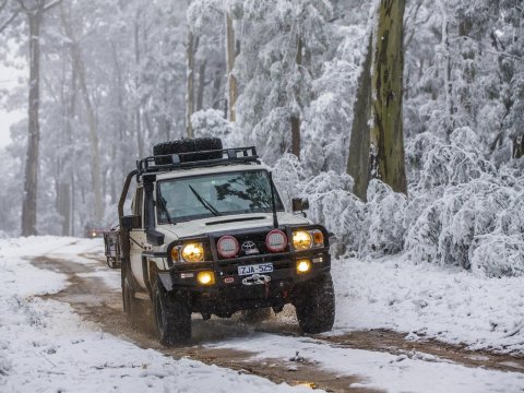 Pare chocs Winch Bar HZJ7 BJ7