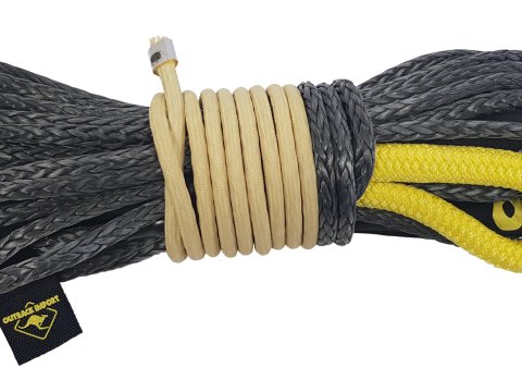 Cable synthétique OUTBACK Diam 10 x 24m avec crochet synthétique