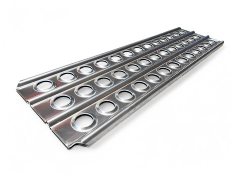 Plaques à sable en aluminium brut 150x44.4cm Outback Import - la paire
