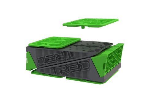 Rampes de mise à niveau Tred GT Levelling avec cales d'appui au sol pieds de cellule
