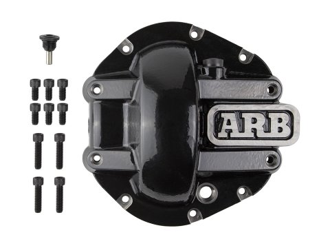 Coquille de protection noire ARB pont DANA 44 Jeep Wrangler JK TJ
