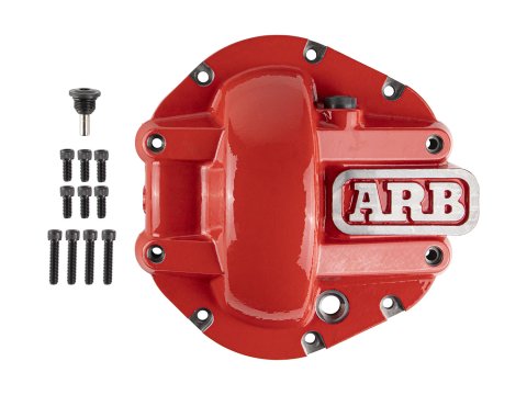 Coquille de protection rouge ARB pont DANA 44 Jeep Wrangler JK TJ