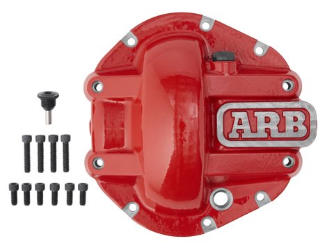 Coquille de protection rouge ARB pont DANA 44 Jeep Wrangler JK TJ