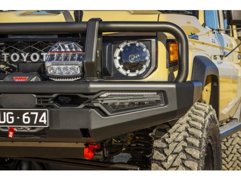 Pare-chocs avant acier ARB Summit MKII Bullbar Toyota Land Cruiser HZJ7 GRJ7 2025+