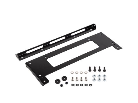 Kit support de plaque d'immatriculation basculant pivotant acier ARB