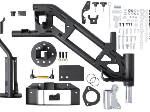 Porte roue ARB Jeep JK noir epoxy
