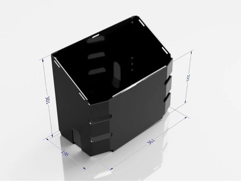 Support de Jerry Can 22L Ontap noir