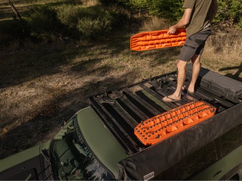 Supports plats de galerie pour Plaques à sable Maxtrax MKII