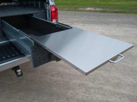 ARB - Tablette Inox Coulissante pour Tiroir RD1355 - Dim 499x442x19mm