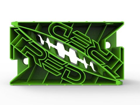Cales de roue Wheel Chock verte Tred - La paire