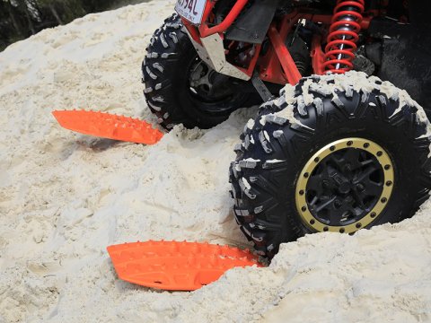 Plaques à sable Maxtrax Mini orange - La paire