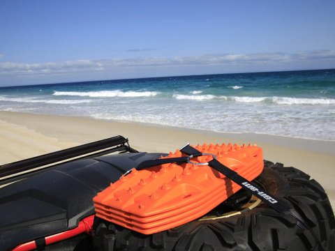 Plaques à sable Maxtrax Mini orange - La paire