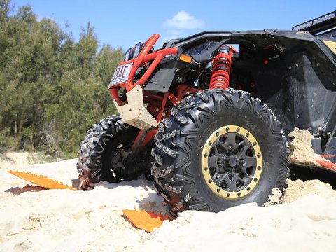 Plaques à sable Maxtrax Mini orange - La paire