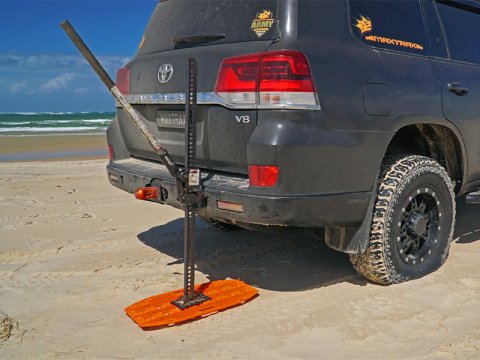 Plaque à sable Maxtrax Mini + Jaxbase orange - Le set