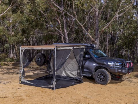 Extension de auvent avec tapis de sol 2500mm x 2500 mm ARB