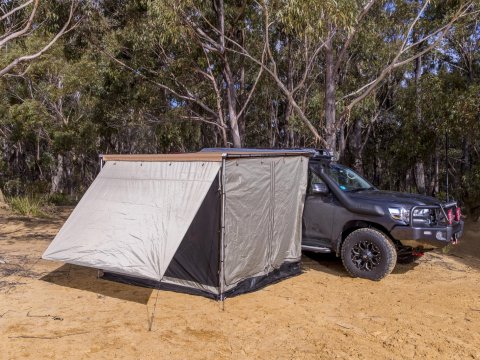 Extension de auvent avec tapis de sol 2500mm x 2500 mm ARB