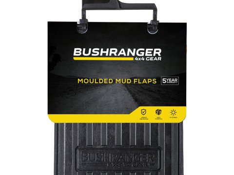 BUSHRANGER MOULDED MUDFLAP0SMALL 260 X 360MM