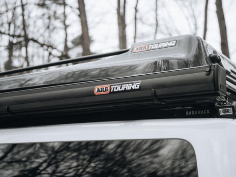 ARB BLK ALUM AWN W/LIGHT 3000 BLACK ED W/ LIGHT