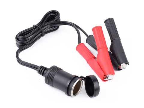 Prise allume cigare femelle avec pinces batterie Engel