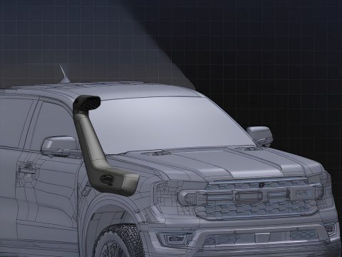 Snorkel Safari Armax Ford Ranger Raptor 2023+ V6 3 0L EcoBoost