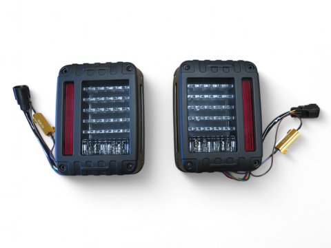 Feux arrière à leds version europe pour Jeep Wrangler JK - la paire
